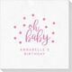 Confetti Dots Oh Baby Deville Napkins Image 2 of 3